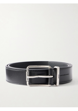 LOEWE - 3.2cm Leather Belt - Men - Black - EU 85
