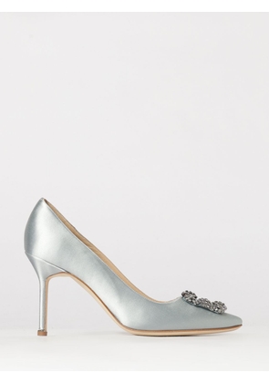 MANOLO BLAHNIK Pump Woman color Gnawed Blue