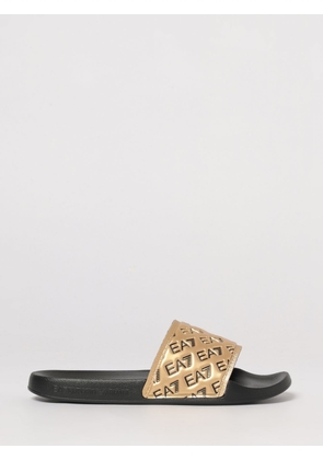 EA7 Sandals Men color Gold