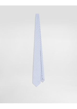 Dolce & Gabbana Striped Poplin Tie - Man Ties And Pocket Squares Multicolor Pz