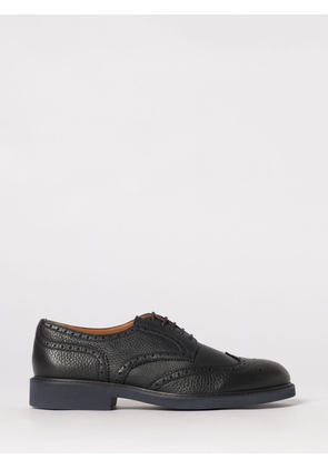 DOUCAL'S Hammered Leather Brogue Derby