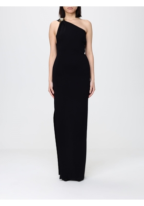 ELISABETTA FRANCHI Red Carpet Stockinette Stitch Knit Dress