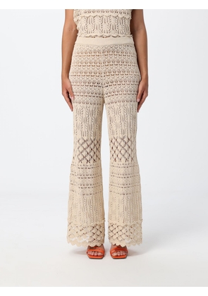 SEMICOUTURE Pants Woman color White
