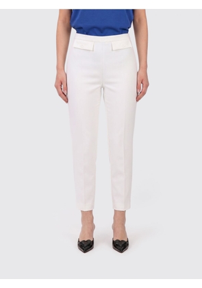 ELISABETTA FRANCHI Stretch Crêpe Slim Fit Trousers