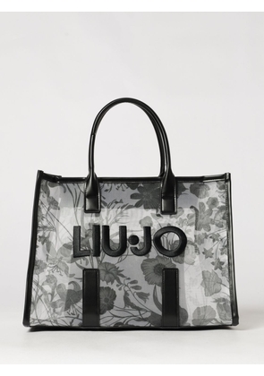LIU JO Floral Print Nylon Tote Bag with Internal Pouch