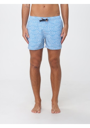 SAVE THE DUCK Graphic Print Swim Shorts with Elasticated Drawstring Waist by