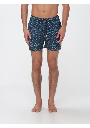 SAVE THE DUCK Graphic Print Swim Shorts with Elasticated Drawstring Waist by