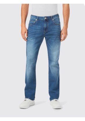BILLIONAIRE Regular Fit Straight Leg Stretch-Denim Jeans with Embroidered Logo