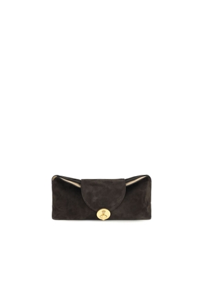 Versace Brown Calf Leather Bos Taurus Shoulder Bag