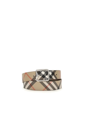 Burberry Beige Calf Leather Bos Taurus Regular Belt - 100 cm / 40 Inches