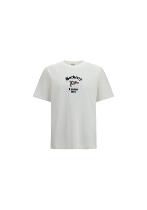 Burberry White Cotton T-Shirt - L