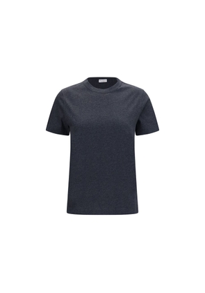 Brunello Cucinelli Gray Cotton T-Shirt - L