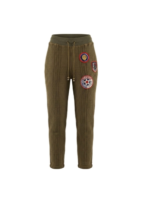 Mr&Mrs Italy Green Mesh Women Pants - XS