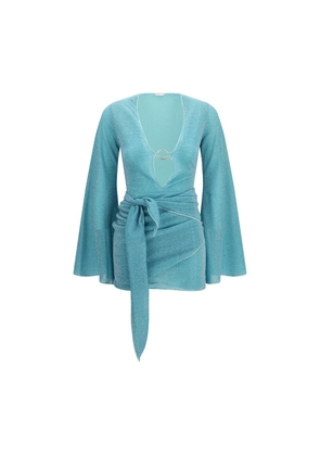 Oséree Blue Polyamide Cocktail Dress - L