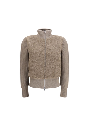 Herno Beige Wool Oves Aries Cardigan - L