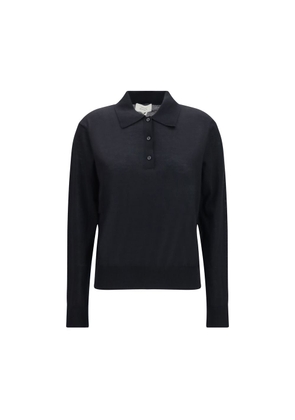 Loulou De Saison Black Cashmere Dress Shirt - L