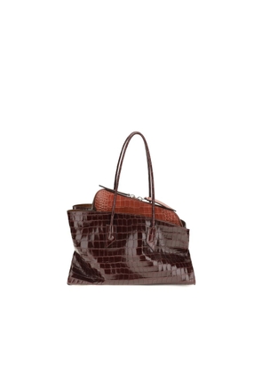 The Attico Bordeaux Calf Leather Bos Taurus Shoulder Bag