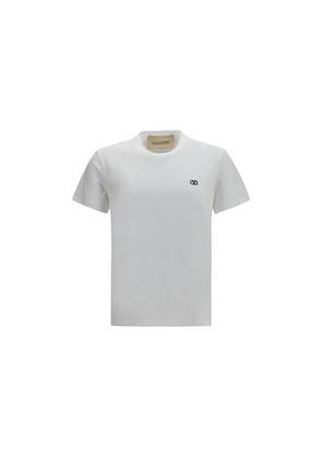 Valentino Garavani White Cotton T-Shirt - L