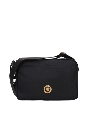 Versace Black Fabric Crossbody Bag