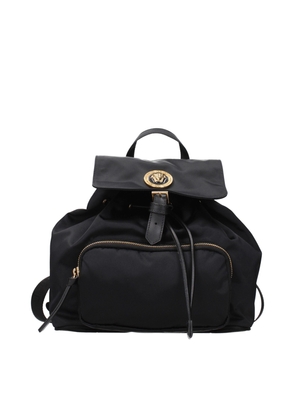 Versace Black Fabric Backpack