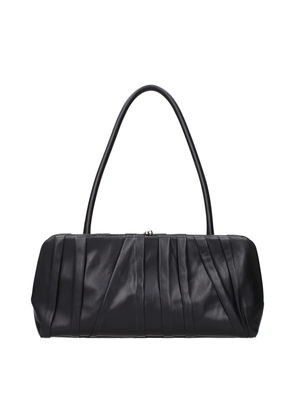 Jil Sander Black Leather Shoulder Bag