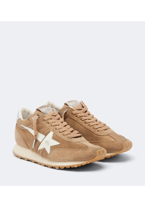 Golden Goose Running Marathon suede sneakers