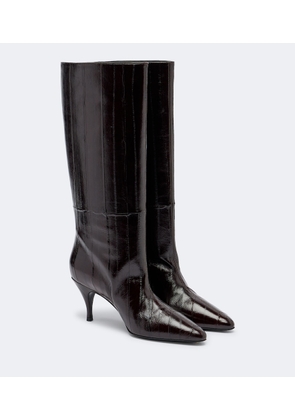 Herbert Levine Silhouette leather knee-high boots