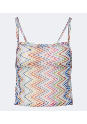 Missoni Zigzag open-back top