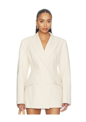 AFRM Jemima Blazer in Beige. Size S. Also in L, M, XL, XS, XXL, XXS.