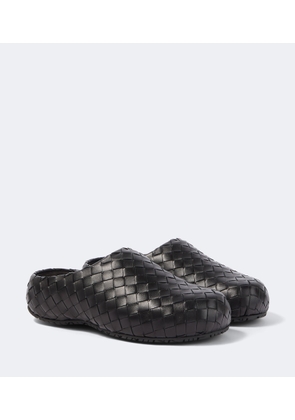 Bottega Veneta Klog Intrecciato leather mules