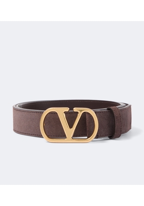 Valentino Garavani VLogo suede belt