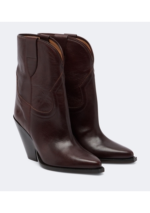 Isabel Marant Leyane leather cowboy boots