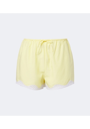 Posse Tabitha embroidered shorts
