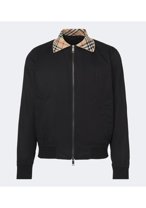 Burberry Burberry Check cotton blouson jacket