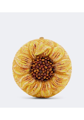 Judith Leiber Couture Sunflower Soleil embellished clutch
