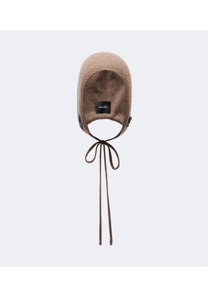 Simone Rocha Turbo embellished cashmere hood