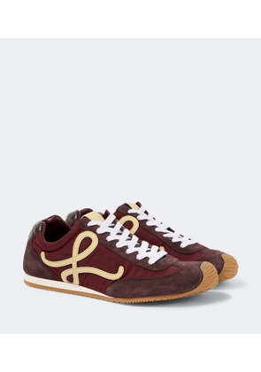 Loewe Ballet Runner 2.0 suede-trimmed sneakers