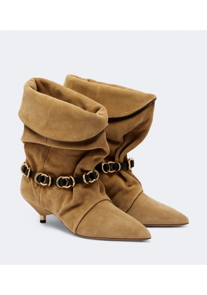 Isabel Marant Edrik embellished suede ankle boots