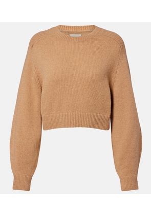 Khaite Masie cropped wool and cashmere sweater