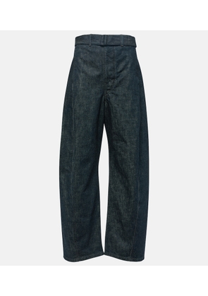 Lemaire High-rise barrel-leg jeans