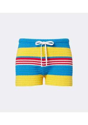 Posse Tammy striped cotton shorts
