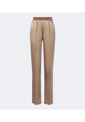 Tom Ford Silk satin straight pants