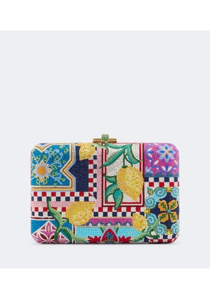 Judith Leiber Couture Slim Slide Ceramica embellished clutch