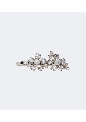 Simone Rocha Floral mini crystal-embellished barrette