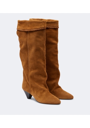 Isabel Marant Elita suede knee-high boots