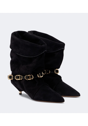 Isabel Marant Edrik embellished suede ankle boots
