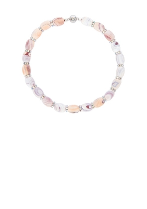 Julietta Donna Necklace in White.