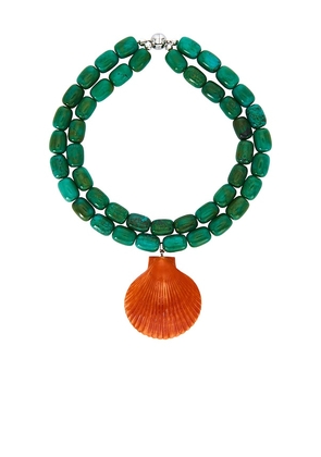 Julietta Luma Necklace in Green.