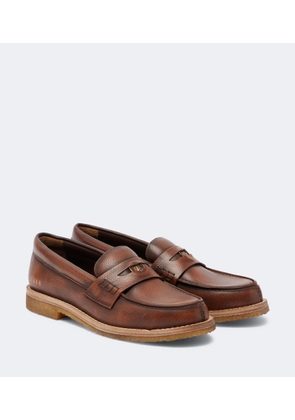 Golden Goose Jerry leather penny loafers