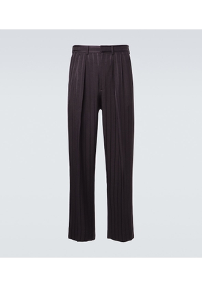 Tom Ford Striped jacquard straight pants